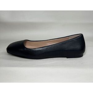Alfani's Women's Neptoon Slip-On Flat Shoes - Black Leather 5.5M